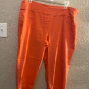 Peach capris